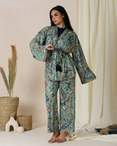3 PCS COTTON LUXURY PAJAMA SET